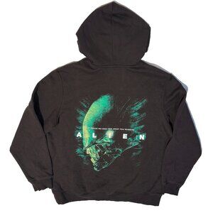H&M X 20th Century Studios ALIEN Black Hoodie - XL